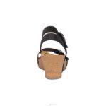 Lexa Quarter Strap Wedge Aetrex Women Black XLXT094 - Image 3
