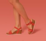 Lexa Quarter Strap Wedge Aetrex Women Black XLXT094 - Image 9