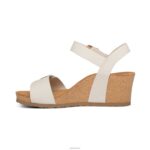 Lexa Quarter Strap Wedge Aetrex Women Ivory XLXT0172 - Image 4