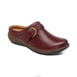 Libby Comfort Clog Aetrex Women Burgundy XLXT0103