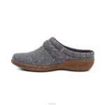 Libby Comfort Clog Aetrex Women Grey Wool XLXT0158 - Image 2