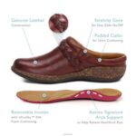 Libby Comfort Clog Aetrex Women Tobacco XLXT079 - Image 6