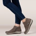 Luna Ankle Boot Aetrex Women Charcoal XLXT069 - Image 7