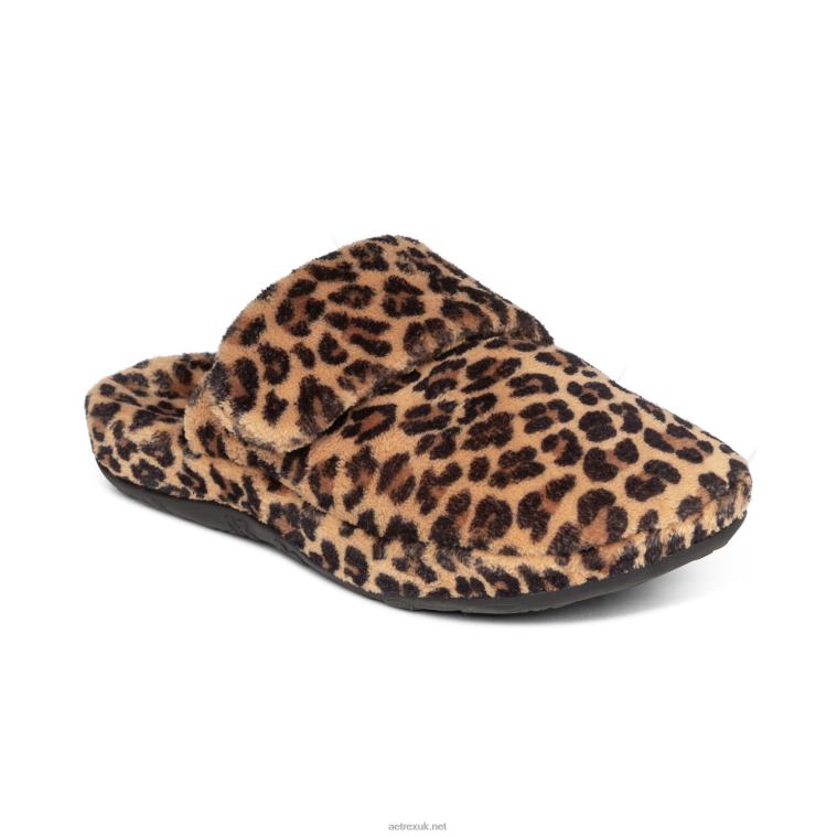 mandy_closed_toe_slipper_aetrex_women_leopard_xlxt020.jpg Mandy Closed Toe Slipper Aetrex Women Leopard XLXT020 - Image 1