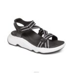 Marz Adjustable Sport Sandal Aetrex Women Black XLXT0294