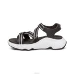 Marz Adjustable Sport Sandal Aetrex Women Black XLXT0294 - Image 4