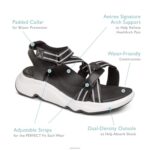 Marz Adjustable Sport Sandal Aetrex Women Black XLXT0294 - Image 7