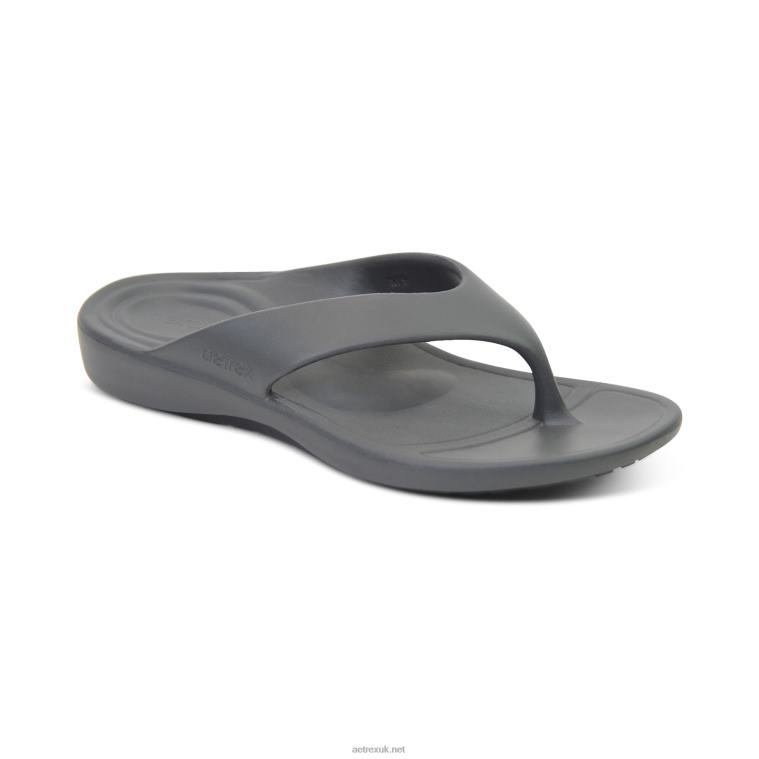 maui_orthotic_flips_aetrex_men_charcoal_xlxt0323.jpg Maui Orthotic Flips Aetrex Men Charcoal XLXT0323 - Image 1