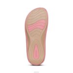 Maui Orthotic Flips Aetrex Women Glossy Rose XLXT0110 - Image 6