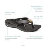 Maui Starfish Orthotic Flips Aetrex Women Black XLXT0273 - Image 7