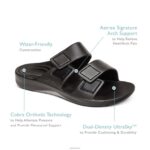 Milos Orthotic Slides Aetrex Men Army XLXT0320 - Image 3