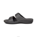 Milos Orthotic Slides Aetrex Men Charcoal XLXT0322 - Image 4