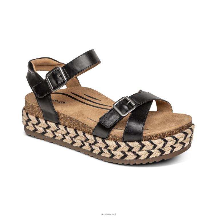 paula_platform_sandal_aetrex_women_black_xlxt0251.jpg Paula Platform Sandal Aetrex Women Black XLXT0251 - Image 1