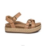 Paula Platform Sandal Aetrex Women Camel XLXT0291 - Image 2