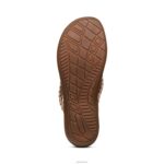 Rachel Thong Sandal Aetrex Women Pewter XLXT0244 - Image 6