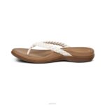 Rachel Thong Sandal Aetrex Women White XLXT0254 - Image 4