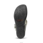 Rae Adjustable Thong Sandal Aetrex Women Gunmetal XLXT0245 - Image 6