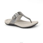 Rae Adjustable Thong Sandal Aetrex Women Gunmetal XLXT0245 - Image 7