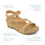 Randi Arch Support Wedges Aetrex Women Beige XLXT0303 - Image 7