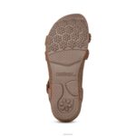 Reese Adjustable Gladiator Sandal Aetrex Women Cognac/Brown XLXT071 - Image 6