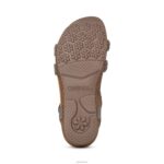 Reese Adjustable Gladiator Sandal Aetrex Women Taupe XLXT092 - Image 7