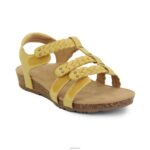 Reese Adjustable Gladiator Sandal Aetrex Women Yellow XLXT0170 - Image 11