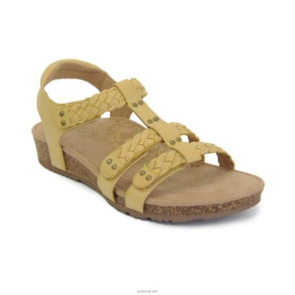 Reese Adjustable Gladiator Sandal Aetrex Women Yellow XLXT0170