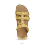 Reese Adjustable Gladiator Sandal Aetrex Women Yellow XLXT0170 - Image 9