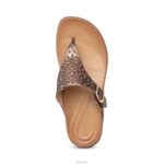 Rita Adjustable Thong Sandal Aetrex Women Bronze XLXT051 - Image 6