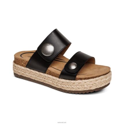Sofie Platform Sandal Aetrex Women Black XLXT0231