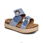 Sofie Platform Sandal Aetrex Women Blue XLXT0197 - Image 7