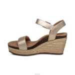Sydney Quarter Strap Espadrille Wedge Aetrex Women Champagne XLXT0275 - Image 4