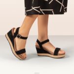 Sydney Quarter Strap Espadrille Wedge Aetrex Women Cognac XLXT0193 - Image 9