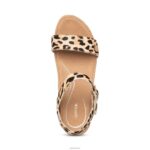 Sydney Quarter Strap Espadrille Wedge Aetrex Women Leopard XLXT053 - Image 6
