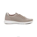 Teagan Arch Support Sneakers Aetrex Women Oatmeal XLXT0121 - Image 2