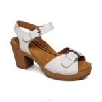 Tory Open Toe Heels Aetrex Women White XLXT0274