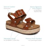 Vania Arch Support Platform Sandal Aetrex Women Yellow XLXT0195 - Image 8