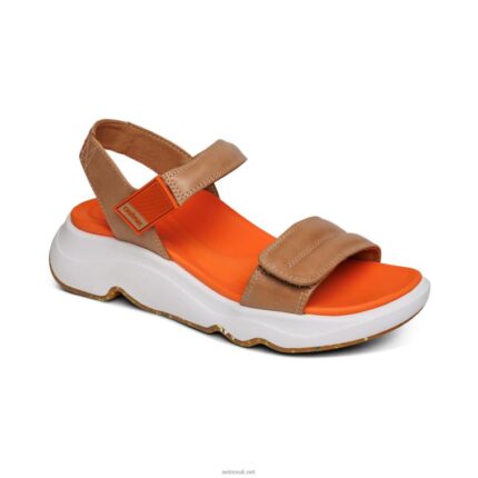Whit Sport Sandal Aetrex Women Camel XLXT0209