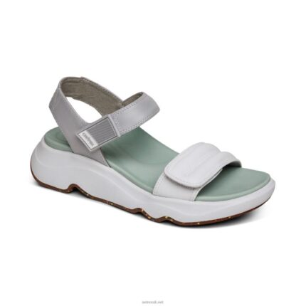 Whit Sport Sandal Aetrex Women Mint White XLXT0289